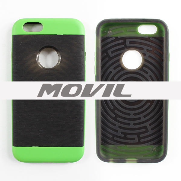 NP-2508 Frontera TPU   PC Funda para Apple iPhone 6-14